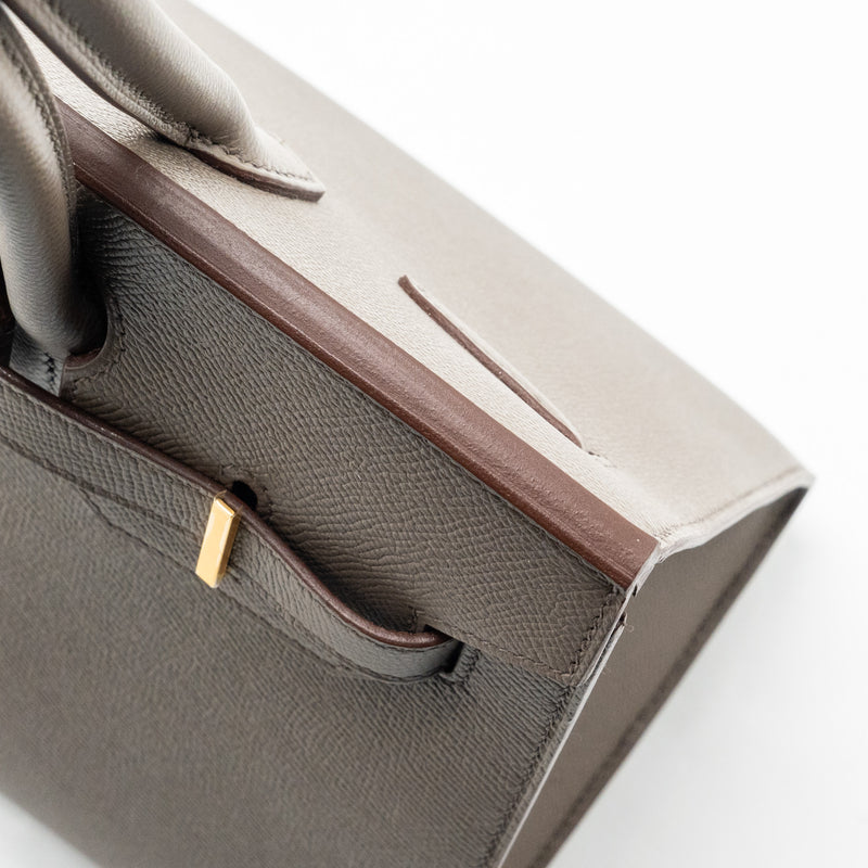 Hermes Birkin 30 sellier epsom Gris Etain GHW stamp Z