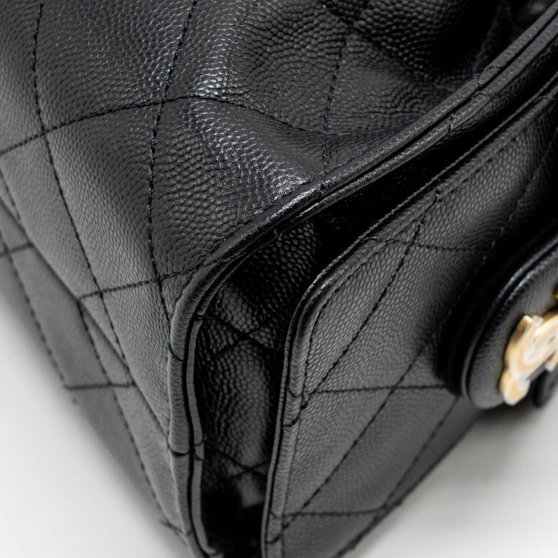 Chanel Mini 25 bag caviar black GHW (microchip)