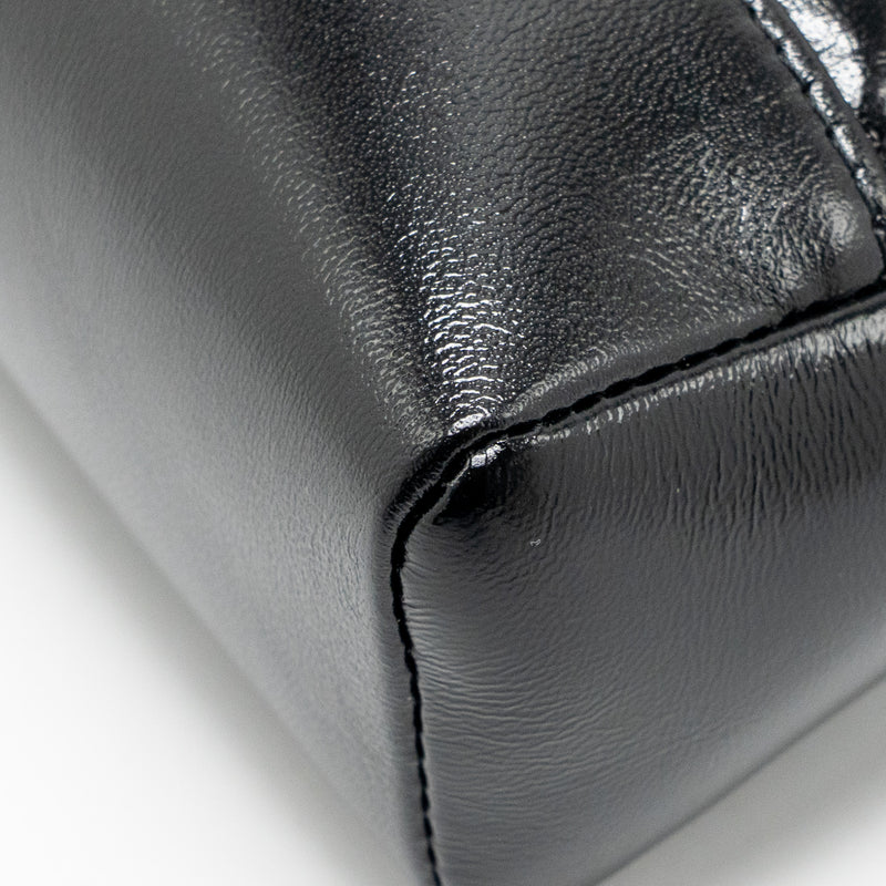 Chanel Mini 31 Bag Shiny Lambskin Black LGHW (Microchip)