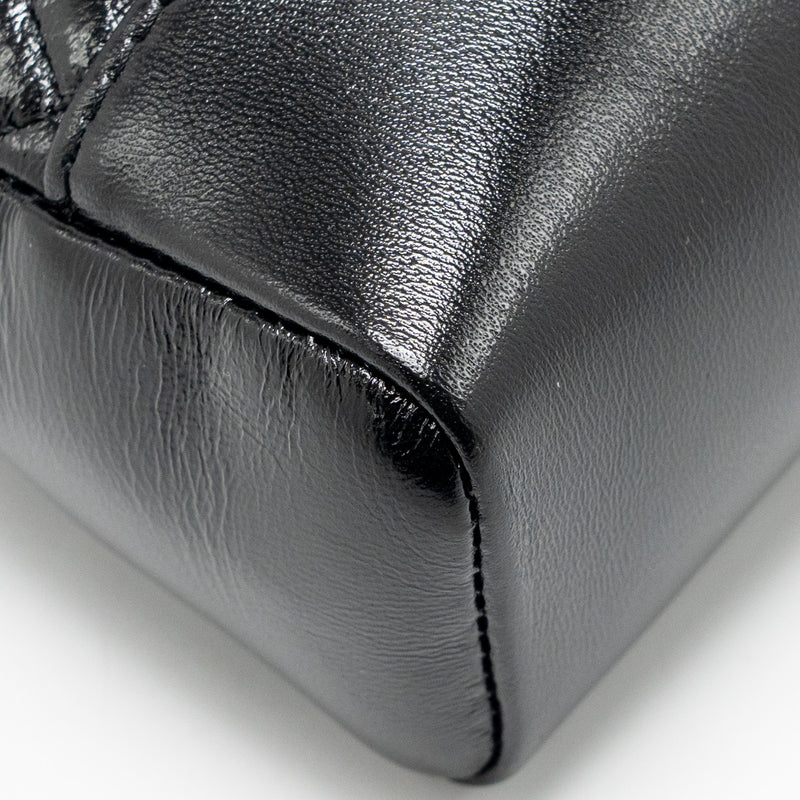 Chanel Mini 31 Bag Shiny Lambskin Black LGHW (Microchip)