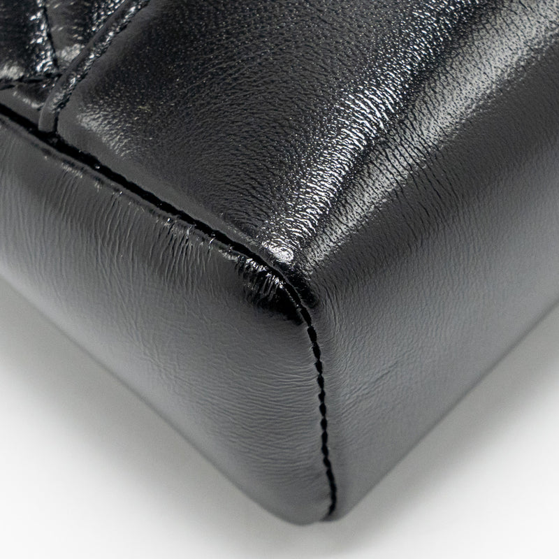 Chanel Mini 31 Bag Shiny Lambskin Black LGHW (Microchip)