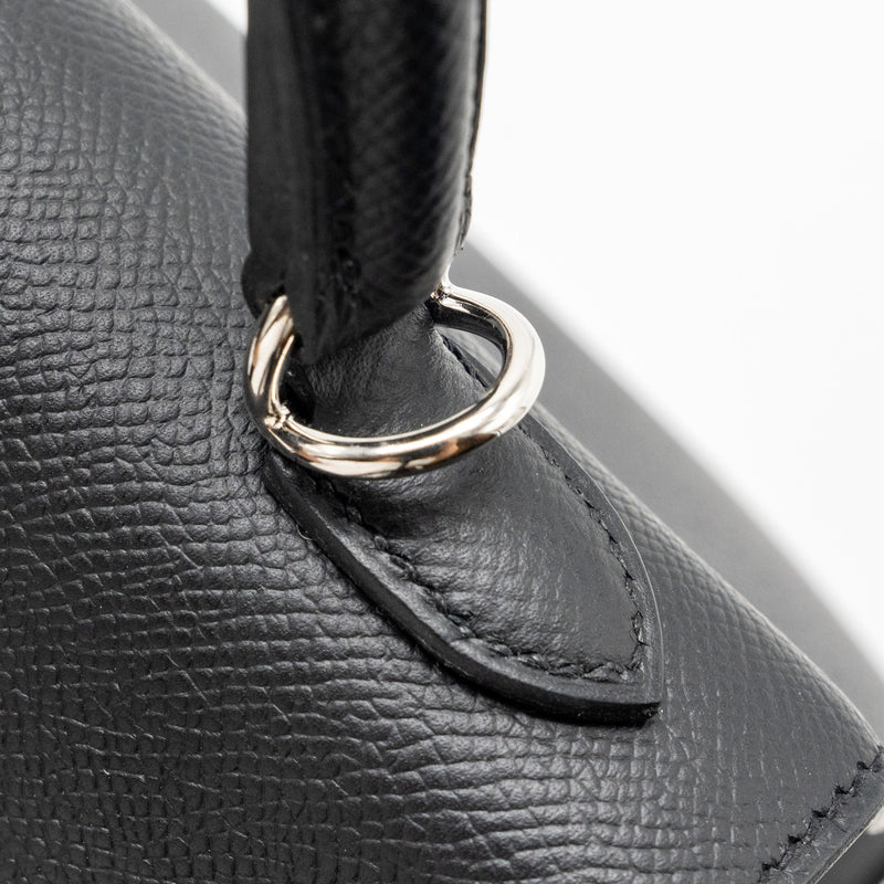 Hermes Kelly 25 Epsom Black SHW Stamp B