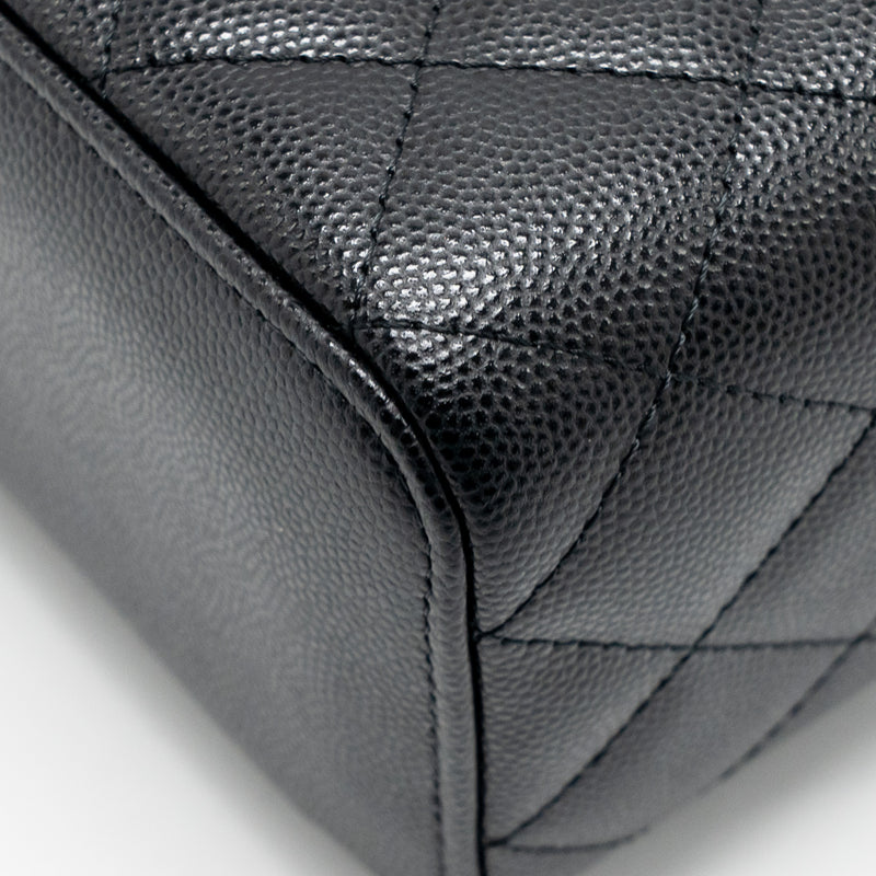 Chanel Long Vanity Case Caviar Black LGHW