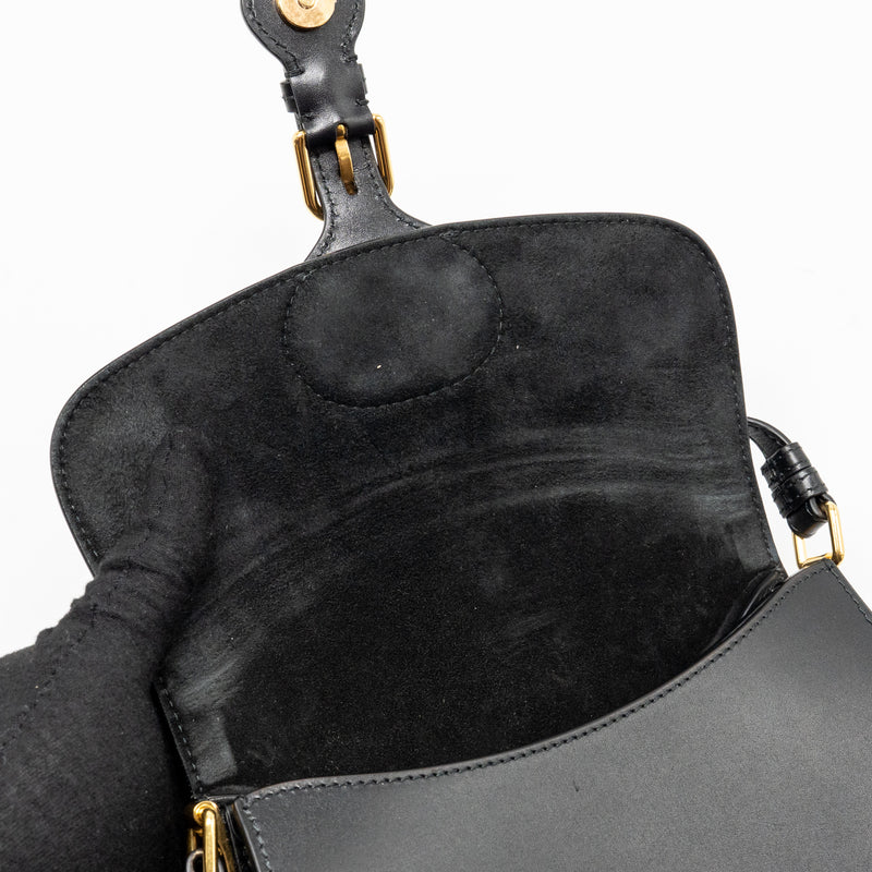 DIOR Meduim DIOR BOBBY Bag Calfskin Black GHW