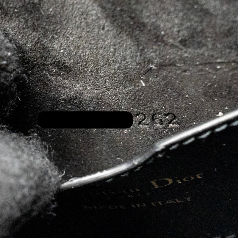 DIOR Meduim DIOR BOBBY Bag Calfskin Black GHW