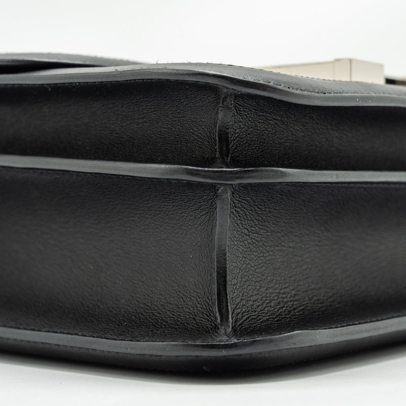 Hermes Constance 24 Toile H Berline/Plume/Swift Black SHW Stamp Y