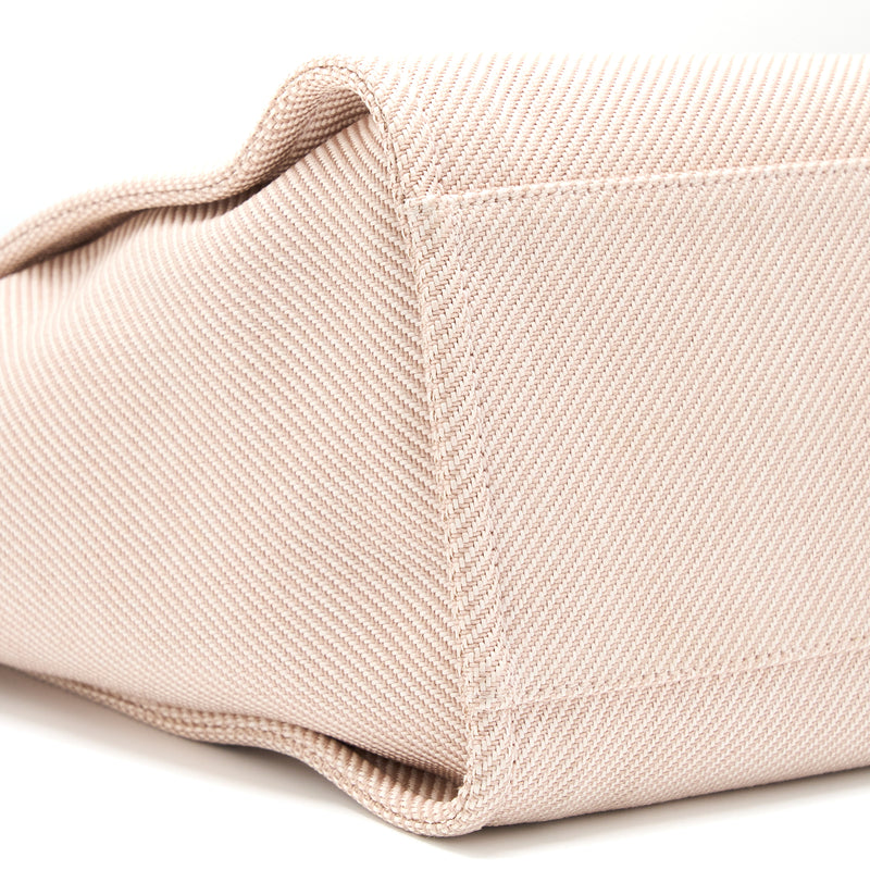 Chanel Deauville Tote Bag Fabric Light Pink LGHW