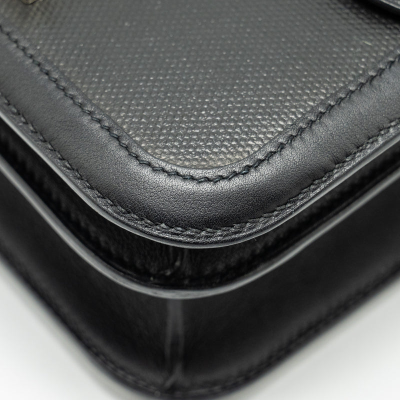 Hermes Constance 24 Toile H Berline/Plume/Swift Black SHW Stamp Y