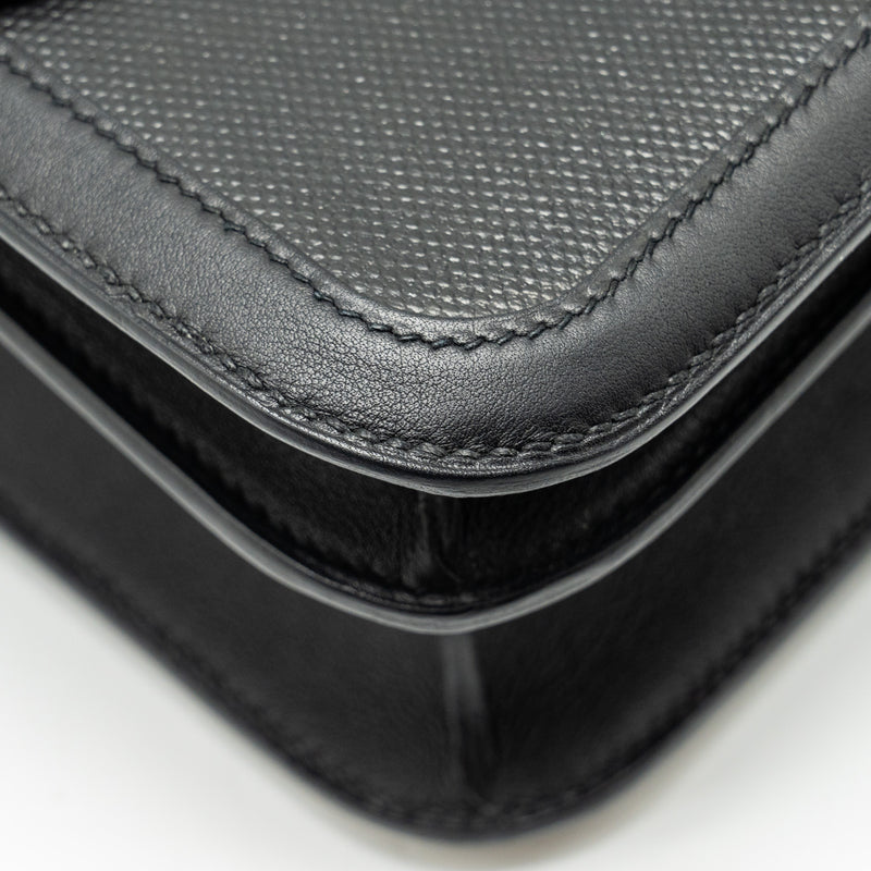 Hermes Constance 24 Toile H Berline/Plume/Swift Black SHW Stamp Y