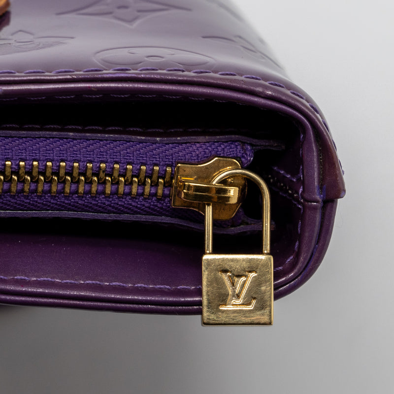 Louis vuitton cheap purple patent purse