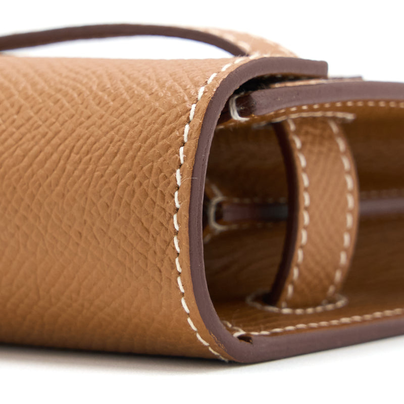 Hermes Kelly To Go Epsom Gold GHW Stamp U