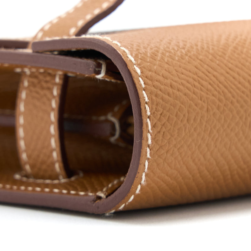 Hermes Kelly To Go Epsom Gold GHW Stamp U
