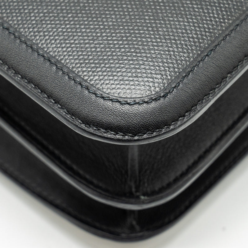 Hermes Constance 24 Toile H Berline/Plume/Swift Black SHW Stamp Y