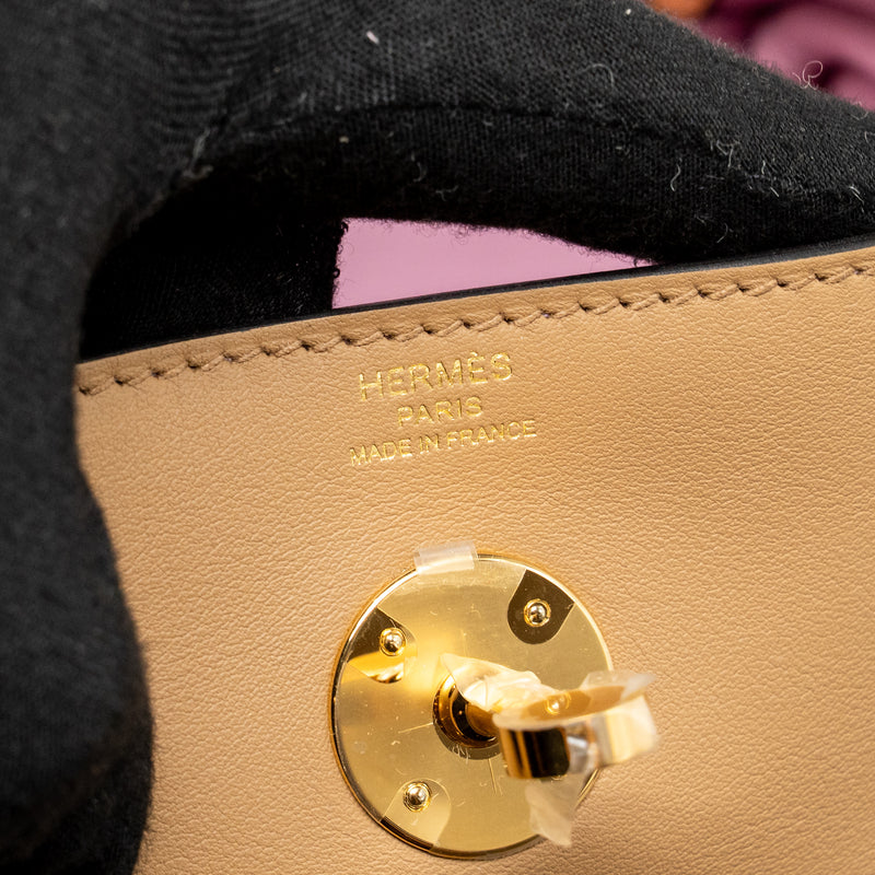 Hermes Lindy 26 Swift Chai / Mauve Sylvestre GHW Stamp B
