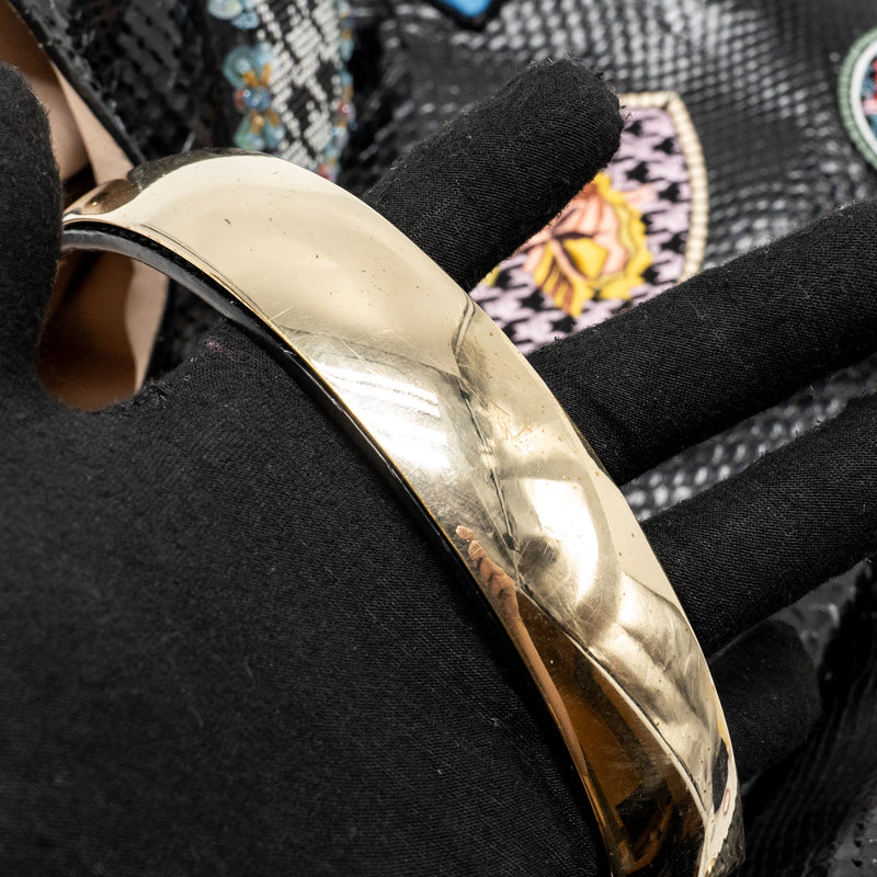 Dior Diorific tote bag Python leather black SHW