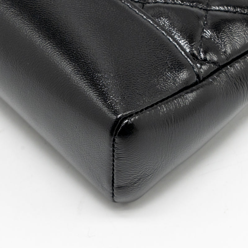 Chanel Mini 31 Bag Shiny Calfskin Black LGHW (Microchip)