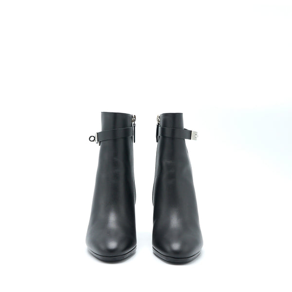Hermes Size 37 Saint Germain Boots Calfskin Black SHW