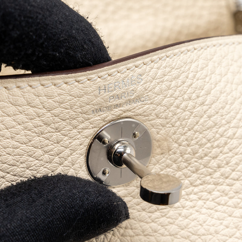Hermes mini lindy clemence nata SHW stamp U
