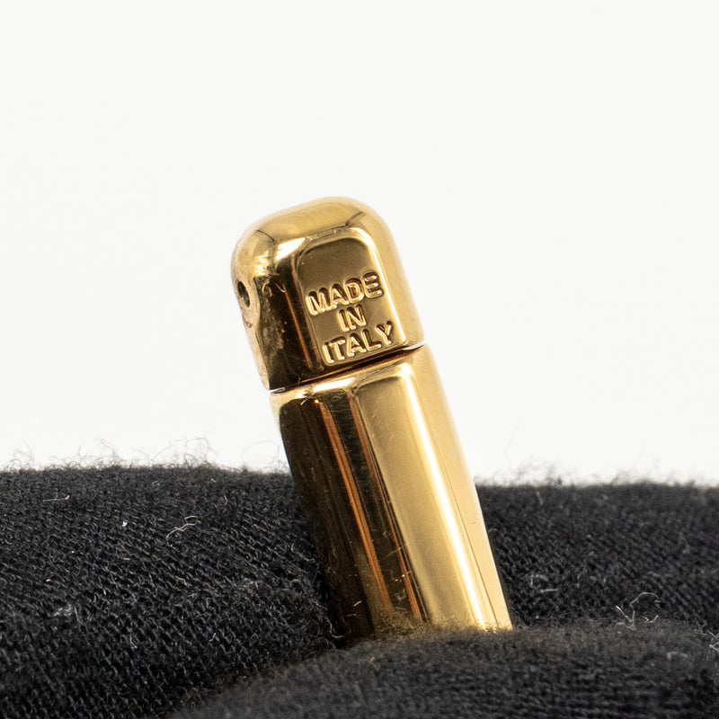 Fendi FF Earrings Gold Tone