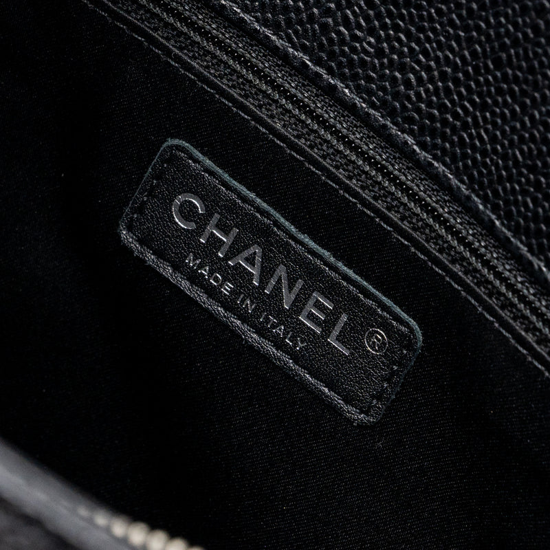 Chanel grand shopping tote bag caviar black SHW
