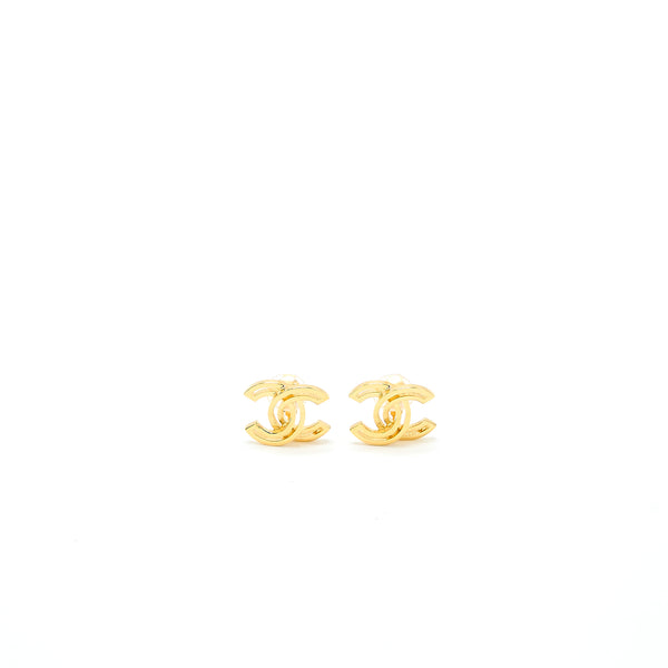 Chanel CC Logo Ear Clip Gold Tone