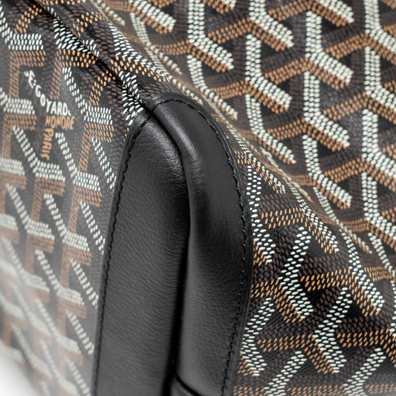Goyard Artois Medium Handbag Goyardine Canvas/Calfskin Black SHW