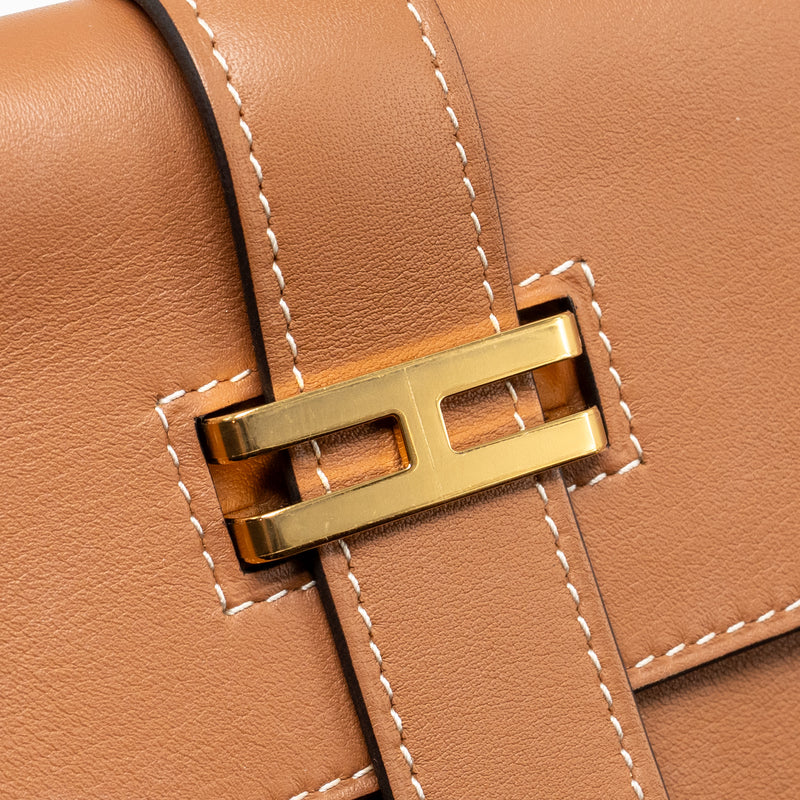 Hermes Size L Elan Pocket 24 Belt Bag Swift Gold GHW Stamp B