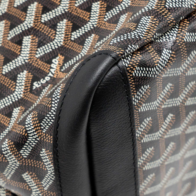 Goyard Artois Medium Handbag Goyardine Canvas/Calfskin Black SHW