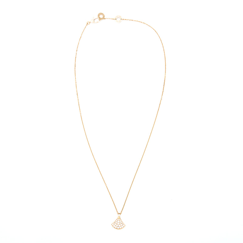 Bvlgari Diva’s Dream Necklace Rose Gold Diamonds