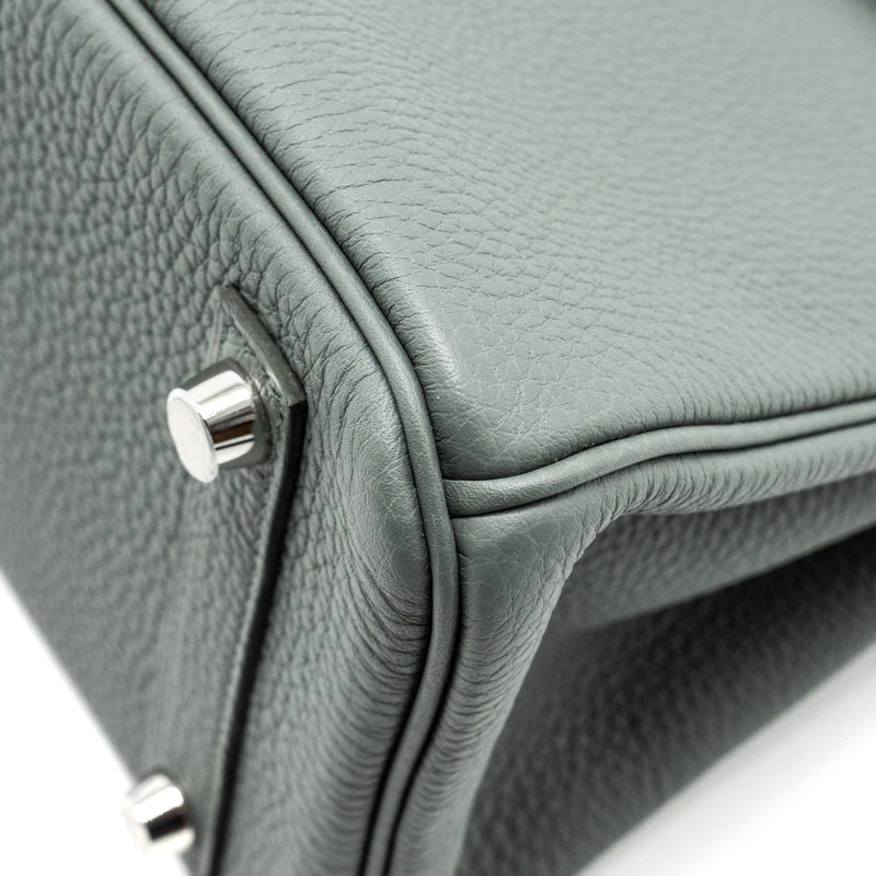 Hermes Birkin 25 Togo Vert Amande SHW stamp B