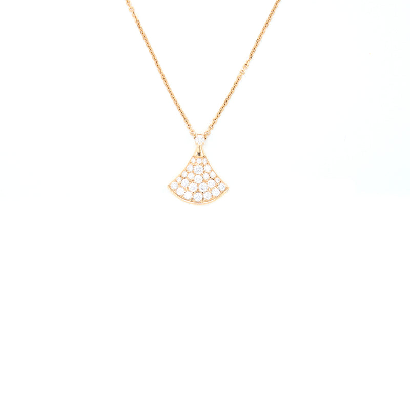 Rose gold DIVAS' DREAM Necklace with 2.14 ct Diamonds | Bulgari Official  Store