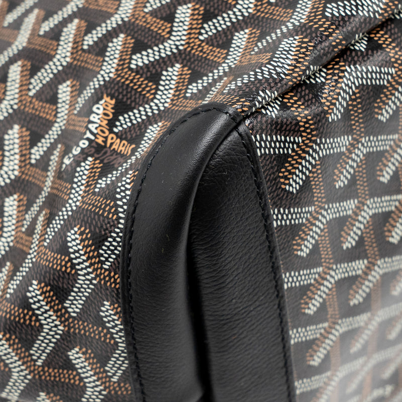 Goyard Artois Medium Handbag Goyardine Canvas/Calfskin Black SHW