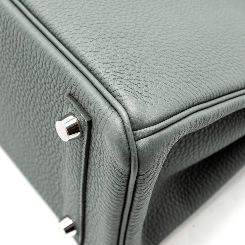 Hermes Birkin 25 Togo Vert Amande SHW stamp B