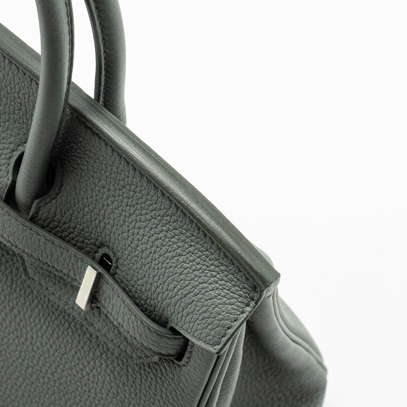 Hermes Birkin 25 Togo Vert Amande SHW stamp B