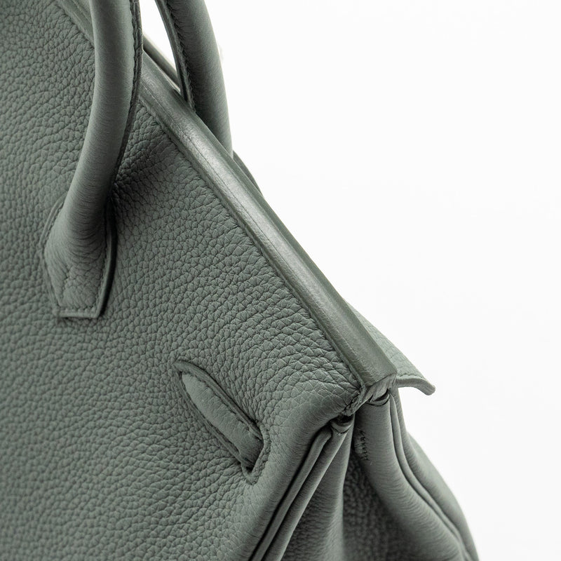 Hermes Birkin 25 Togo Vert Amande SHW stamp B
