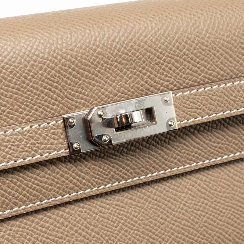 Hermes Kelly To Go Epsom Etoupe SHW Stamp B
