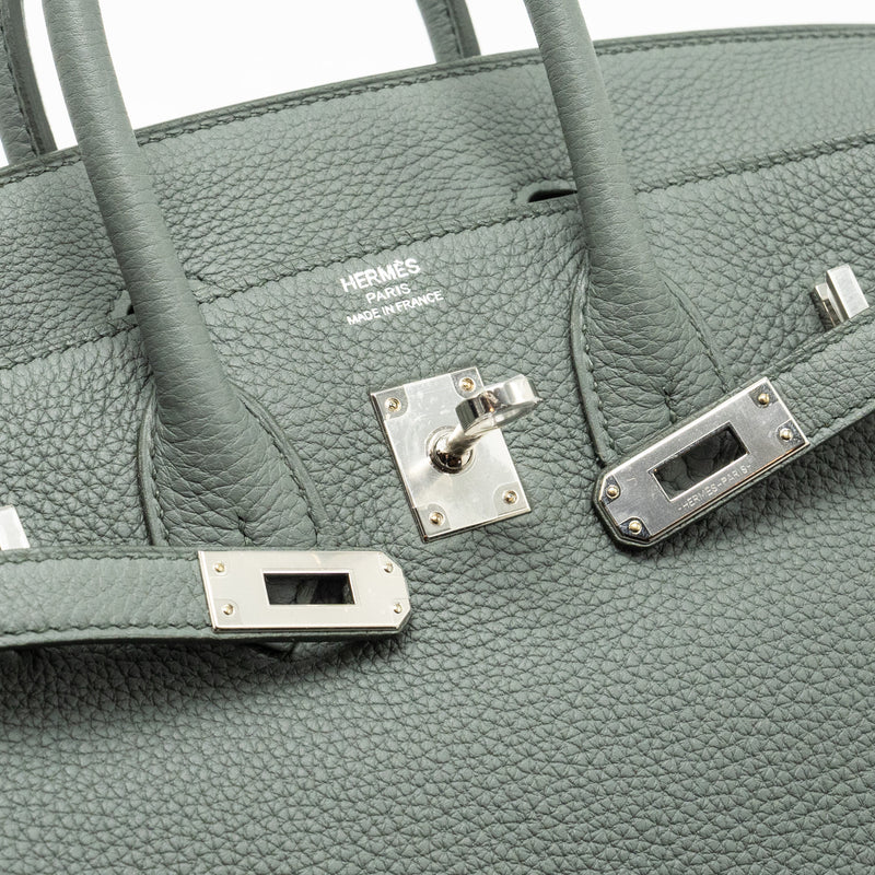 Hermes Birkin 25 Togo Vert Amande SHW stamp B