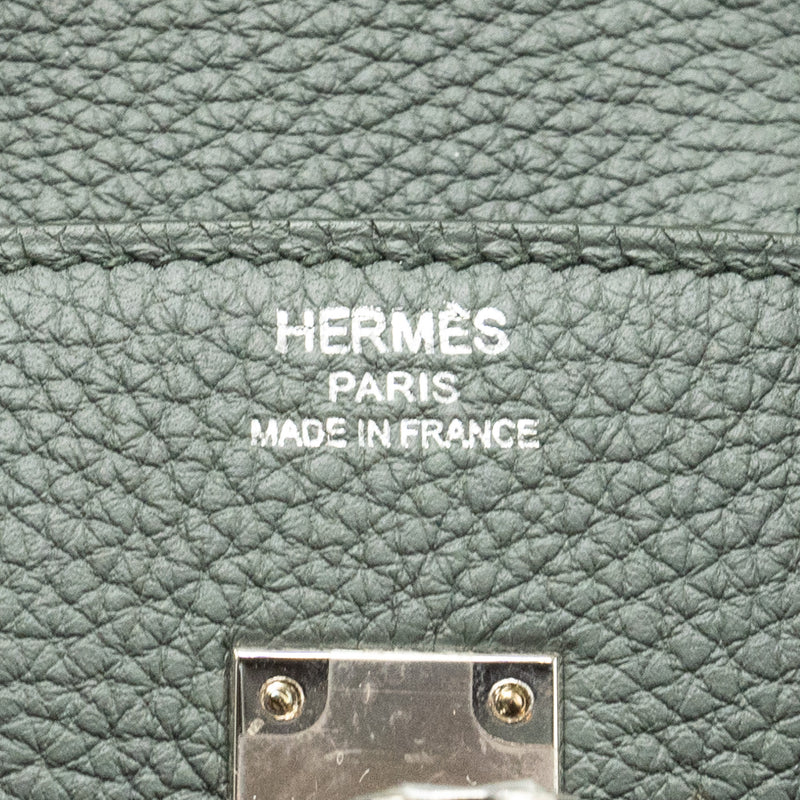 Hermes Birkin 25 Togo Vert Amande SHW stamp B