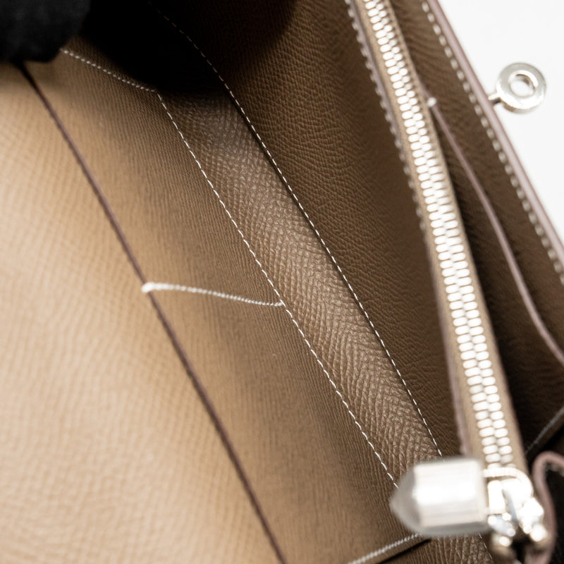 Hermes Kelly To Go Epsom Etoupe SHW Stamp B