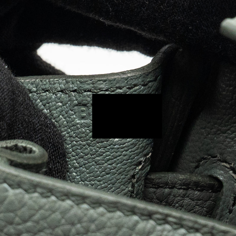Hermes Birkin 25 Togo Vert Amande SHW stamp B