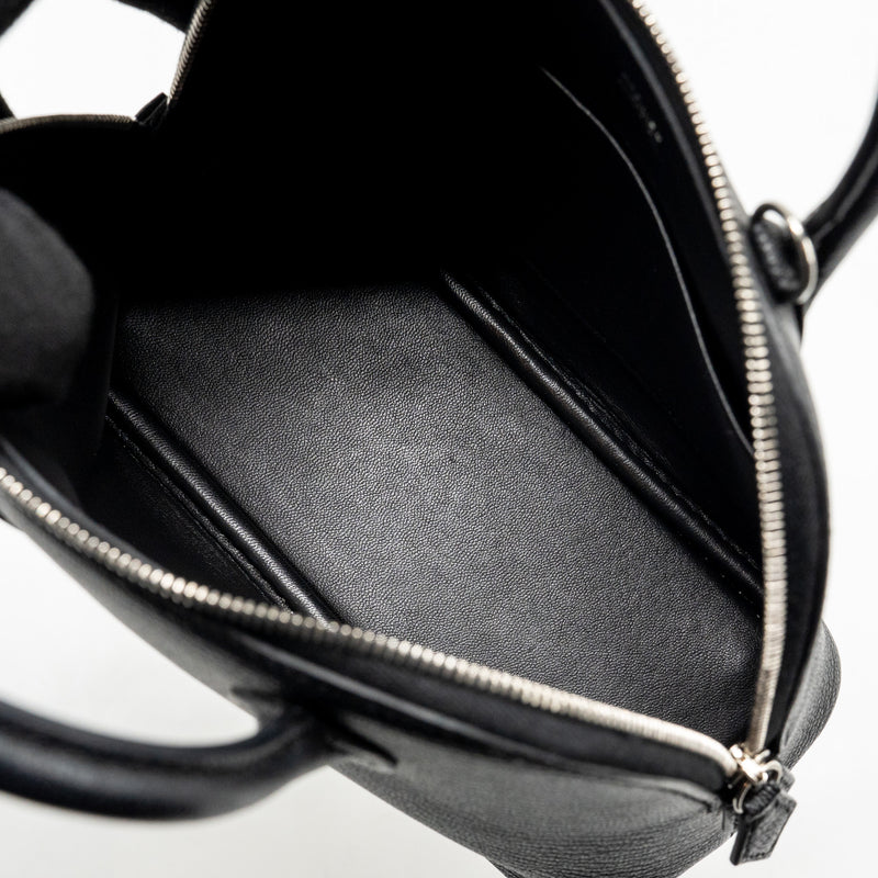 Hermes mini bolide chevre Mysore black SHW Stamp W