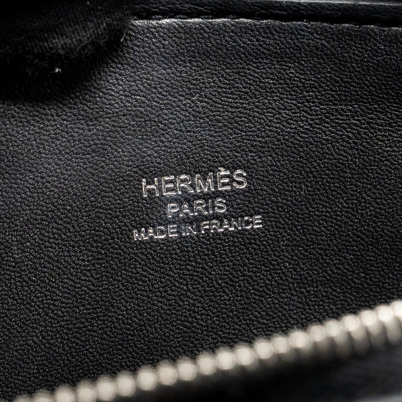 Hermes mini bolide chevre Mysore black SHW Stamp W