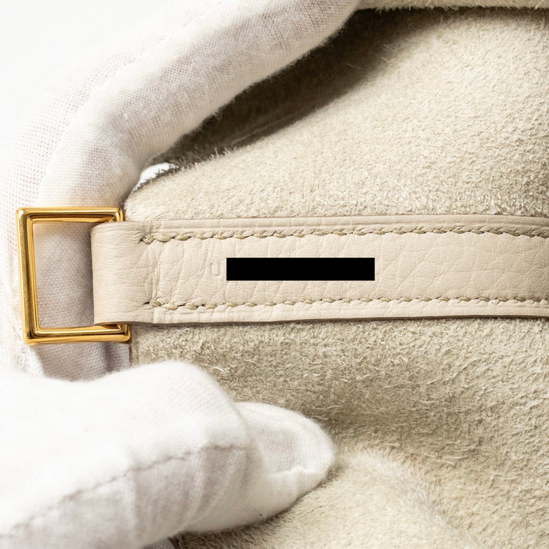 Hermes Picotin 18 Lock Bag clemence beton GHW stamp U