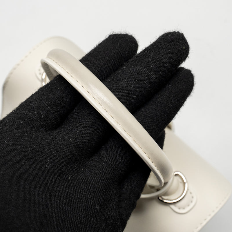 Delvaux Mini Brilliant Box Calfskin Ivory SHW