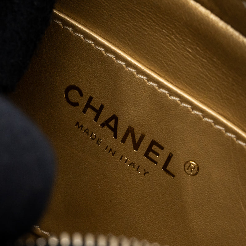 Chanel pearl crush camera bag lambskin black GHW (microchip)