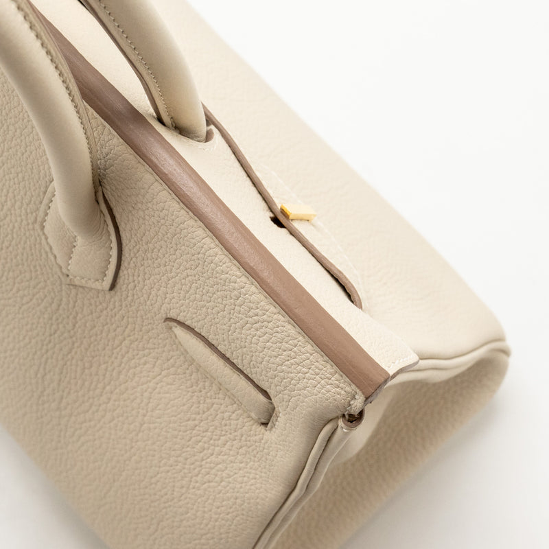 Hermes Birkin 30 Togo Craie GHW stamp W