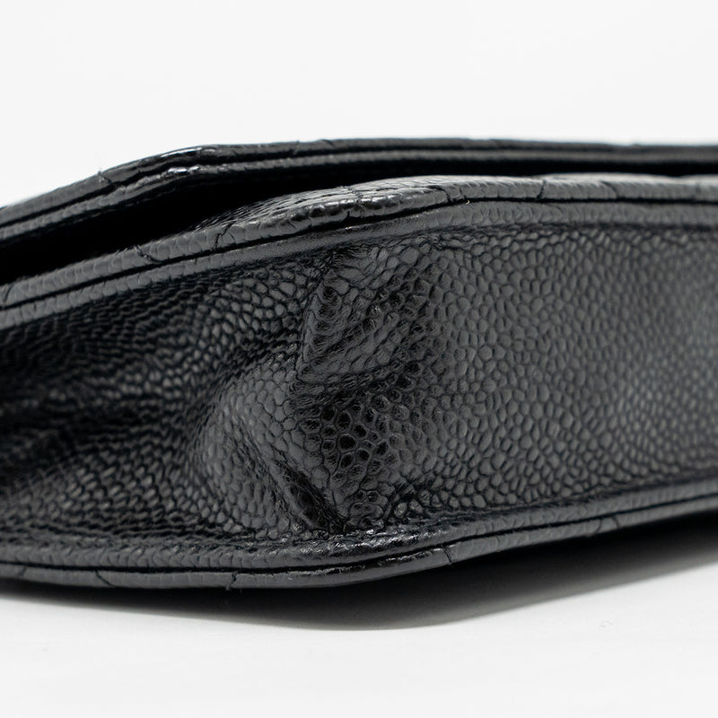 CHANEL Classic Wallet on Chain Caviar Black GHW