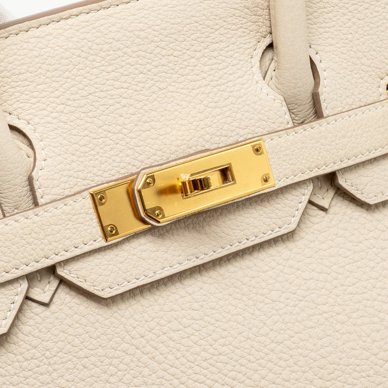 Hermes Birkin 30 Togo Craie GHW stamp W