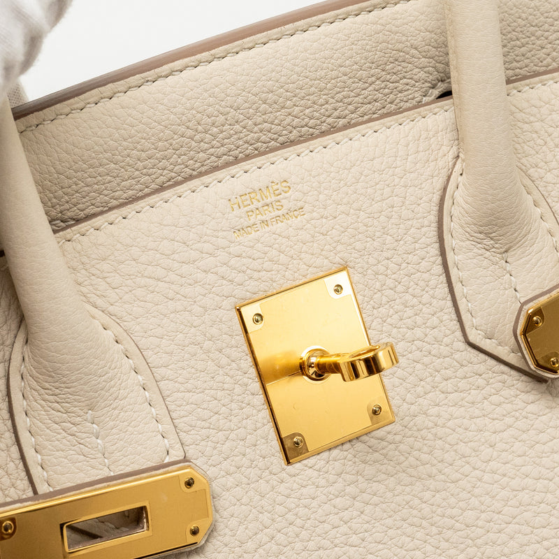 Hermes Birkin 30 Togo Craie GHW stamp W