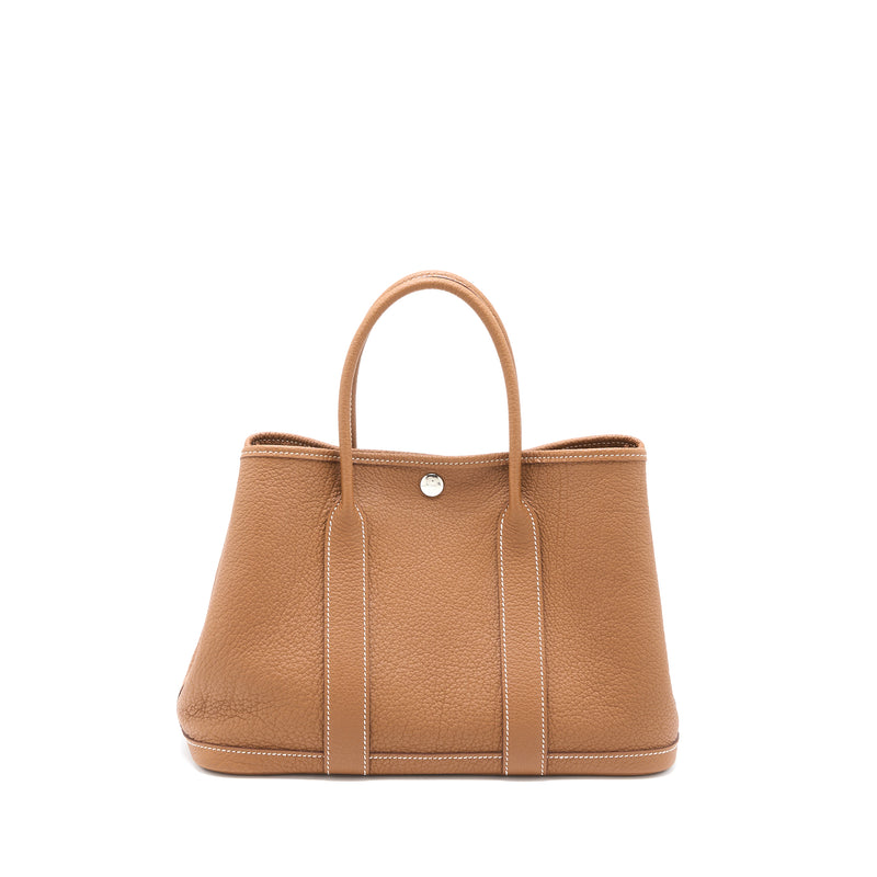Hermes Garden Party 30 Negonda Gold SHW Stamp Y